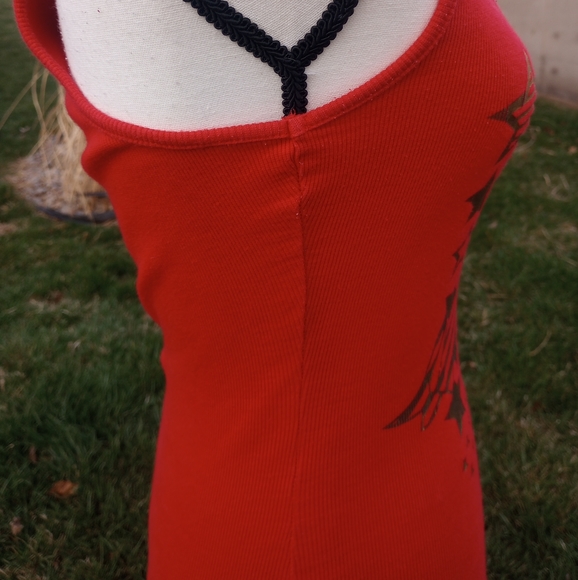 2b bebe Red and Gold Stars 4th of July Tank Top - Picture 9 of 13